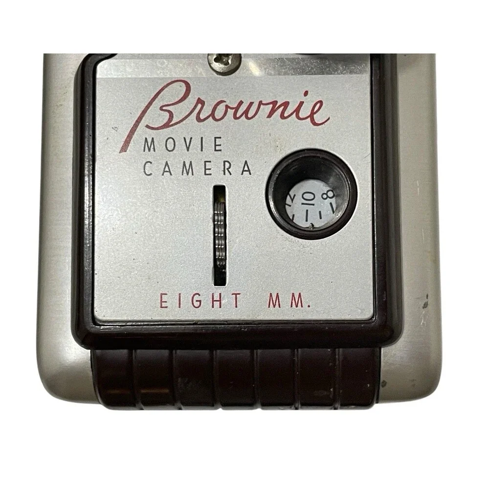 VTG 1951 Kodak Brownie Super 8 Movie Camera 8mm Film Untested